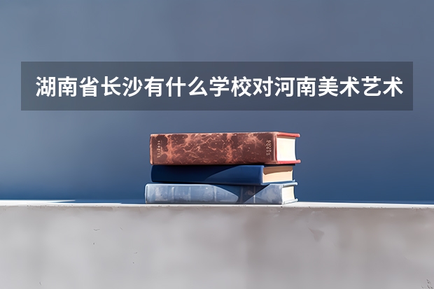 湖南省长沙有什么学校对河南美术艺术生招生