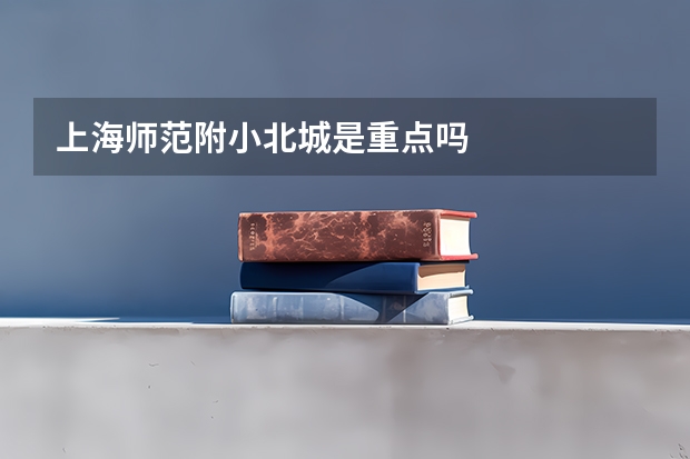 上海师范附小北城是重点吗