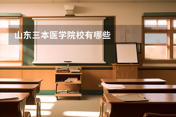山东三本医学院校有哪些