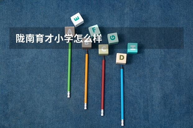 陇南育才小学怎么样