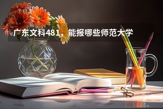 广东文科481，能报哪些师范大学
