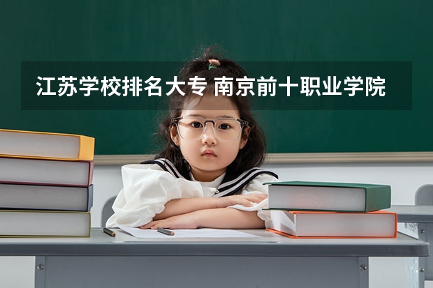 江苏学校排名大专 南京前十职业学院排名