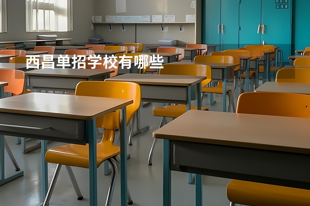 西昌单招学校有哪些