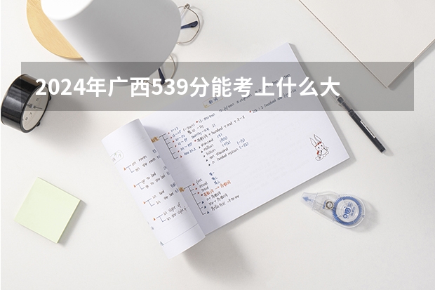 2024年广西539分能考上什么大学?