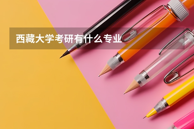 西藏大学考研有什么专业