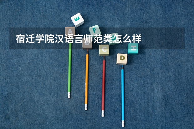 宿迁学院汉语言师范类怎么样