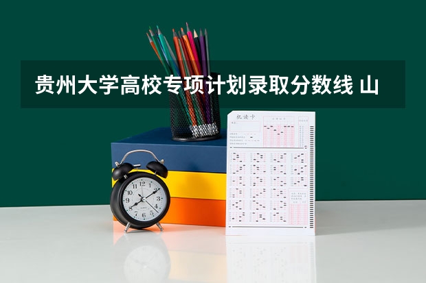 贵州大学高校专项计划录取分数线 山东大学高校专项计划录取分数线