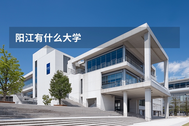 阳江有什么大学