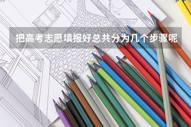 把高考志愿填报好总共分为几个步骤呢？