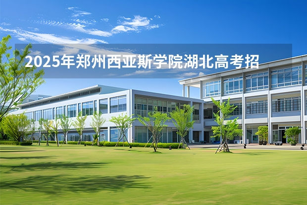 2025年郑州西亚斯学院湖北高考招生计划（2026参考）