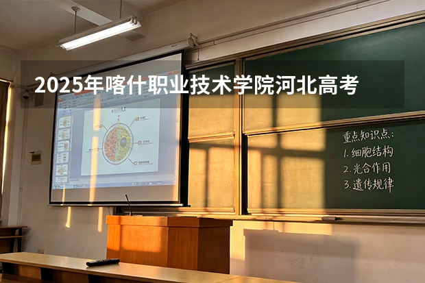 2025年喀什职业技术学院河北高考招生计划（2026参考）