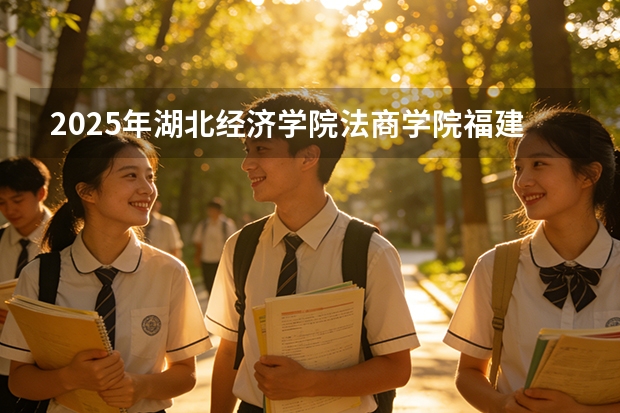 2025年湖北经济学院法商学院福建高考招生计划人数汇总（2026参考）